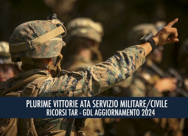 PLURIME VITTORIE ATA SERVIZIO MILITARE/CIVILE – DOPO IL CONSIGLIO DI STATO, L’AVV. GIUSEPPE BUONANNO VINCE AL GIUDICE DEL LAVORO SUL DIRITTO AL PIENO PUNTEGGIO PER IL SERVIZIO NON IN COSTANZA DI NOMINA - RICORSI TAR - GDL AGGIORNAMENTO 2024