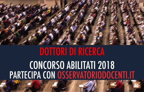 DOTTORI DI RICERCA: RICORSO PER ACCEDERE AL CONCORSO SEMPLIFICATO “FASE TRANSITORIA” FUNZIONALE ALL’IMMISSIONE IN RUOLO. PROROGA ADESIONE ENTRO IL 16/12/2017