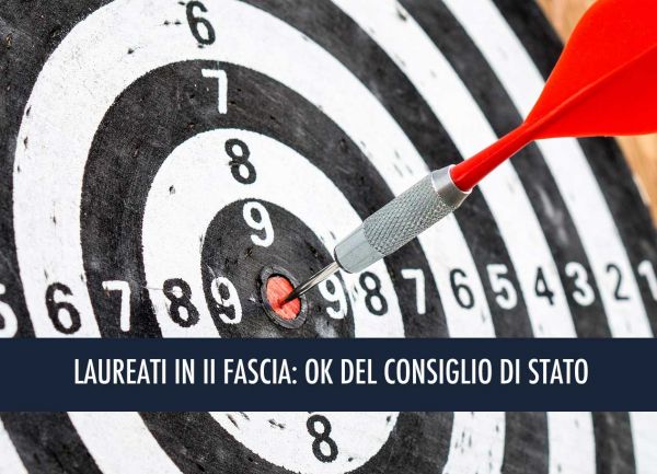 LAUREATI IN II FASCIA: CONFERMA COLLEGIALE DEL CONSIGLIO DI STATO. LA VERA “STORICA” VITTORIA IN MATERIA. SI ATTIVA NUOVO CICLO DI RICORSI DI II FASCIA