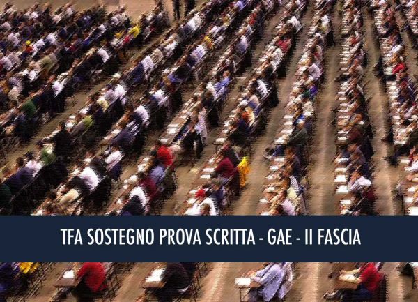 TFA SOSTEGNO PROVA SCRITTA/GAE/II FASCIA: E&#039; POSSIBILE ADERIRE AI 3 RICORSI PER VARIE CATEGORIE E CON NUOVI MOTIVI SULLA BASE DELLE RECENTI EVOLUZIONI